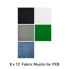 8 x 12' Fabric Muslin for PXB (Choose from 5 Colors!)
