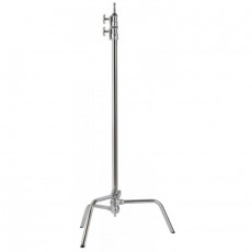 40" C-Stand with Grip Head and Arm (Chrome)