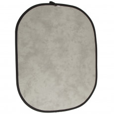 4 x 5' Collapsible Muslin Background - Heather Gray / Midnight Blue