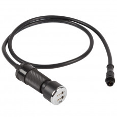 Solar Panel Car Cable w/ USB Adapter