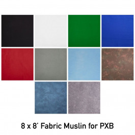 8 x 8' Fabric Muslin for PXB (Choose from 10 Colors!)