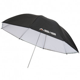 Asis 43" Translucent Umbrella w/ Removable Silver Back