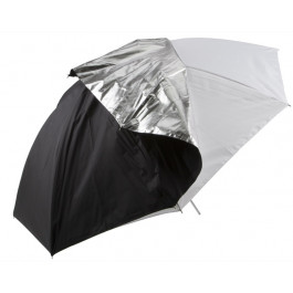45" Compact Translucent Umbrella w/ Removable Silver Back