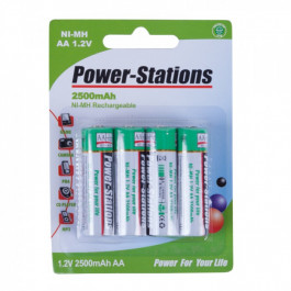 Volta Power-Stations Ni-MH 2500mAh AA Rechargeable Batteries (4-pack)