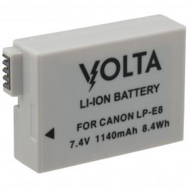 Volta LP-E8 1140mAh Rechargeable Battery for Canon Cameras